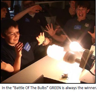 In the “Battle Of The Bulbs” GREEN is always the winner.
